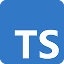 TypeScript logo for typed web application development