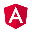 Angular logo for enterprise web application development