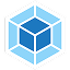 Webpack logo for JavaScript application bundling